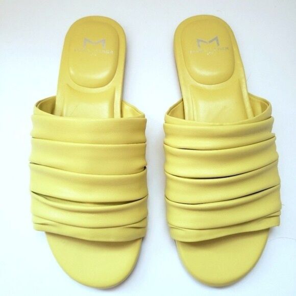 Marc Fisher Slides NEW Sandals Flats Oswin Size 6 - Picture 2 of 8